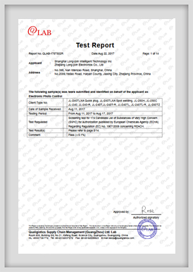 Reach report NEMA photocontrol receptacle