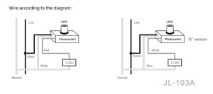 103A button photocell wiring diagram