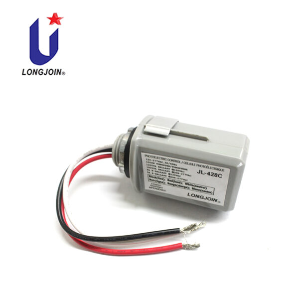 UL listed Photocell Sensor Switch JL-428C 120-277VAC