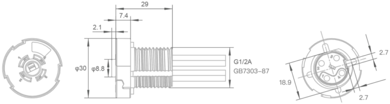 zhaga socket diragram JL-700M