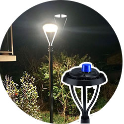 garden lamp with photocell