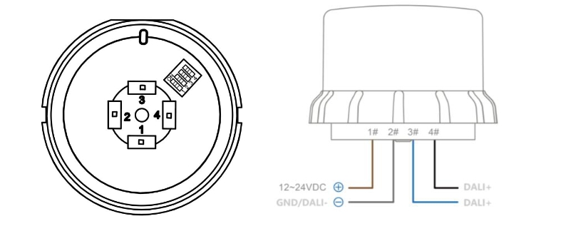 JL-722A2H-zhaga wiring interface