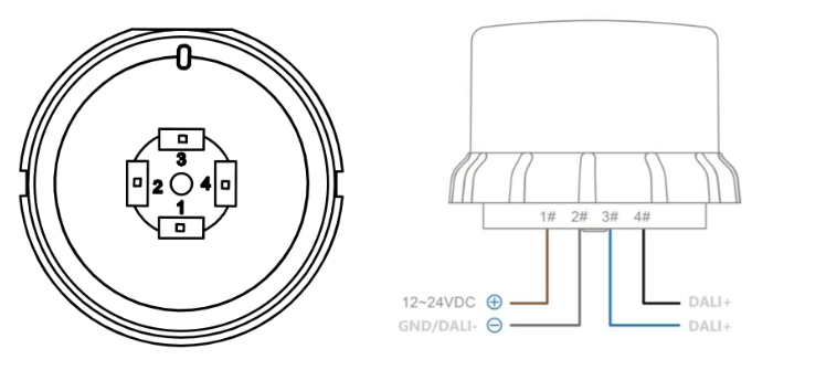 JL-722B2A2 4 pin definition