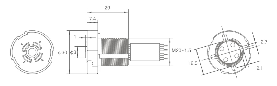 zhaga socket JL-700L