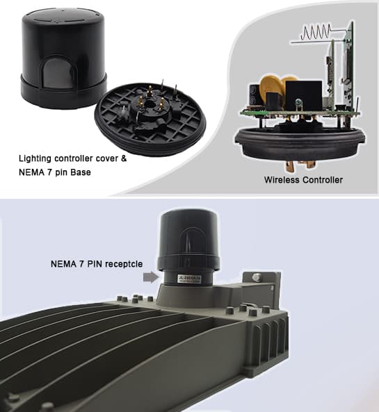 lighting controller assemblies