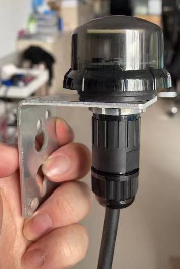 A rugged metal bracket for mounting JL-700L