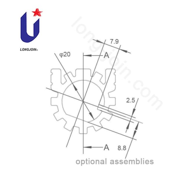 Book18 Zhaga Socket JL-700W2 Leadless Version - Imagen 4