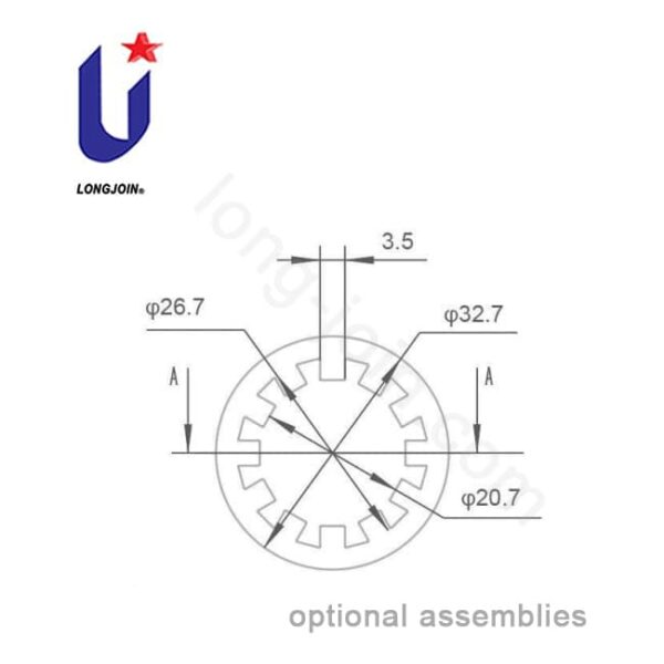 Book18 Zhaga Socket JL-700W2 Leadless Version - Imagen 5