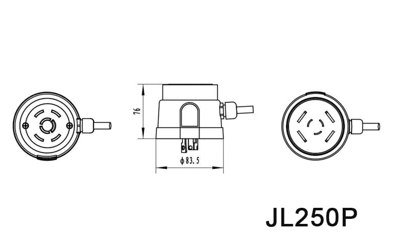 250p nema 7 pin powertap