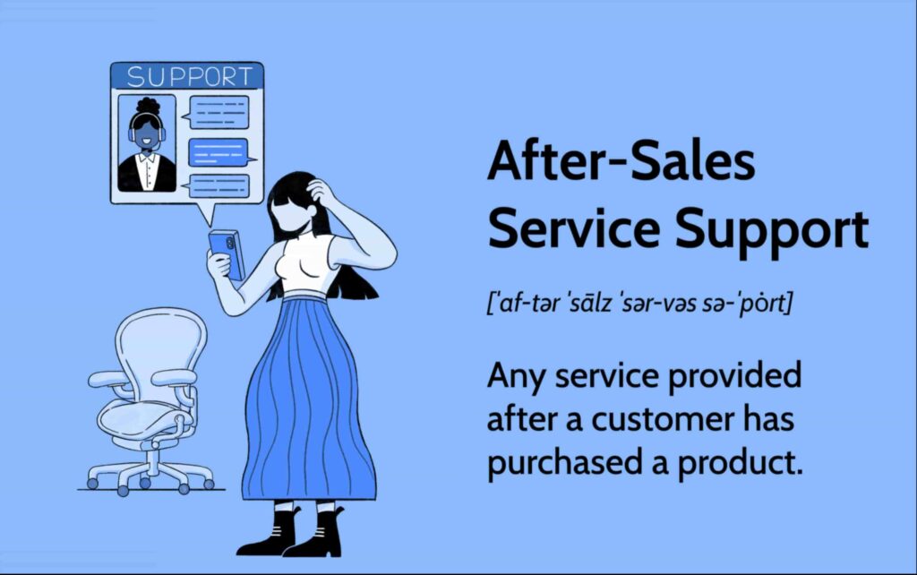 after sale service support