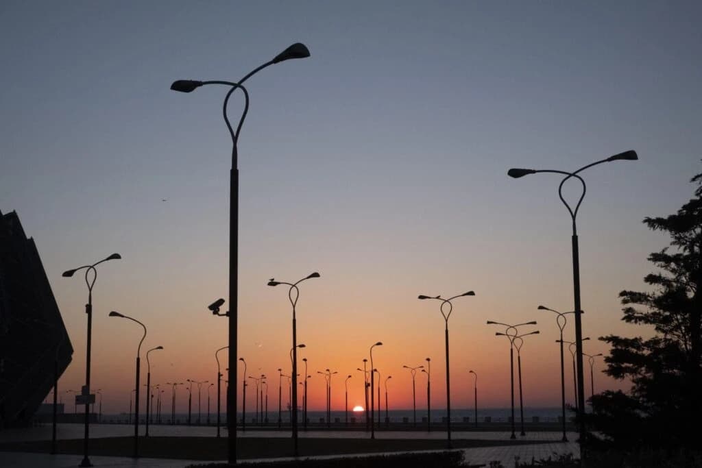 street light photocell post rain
