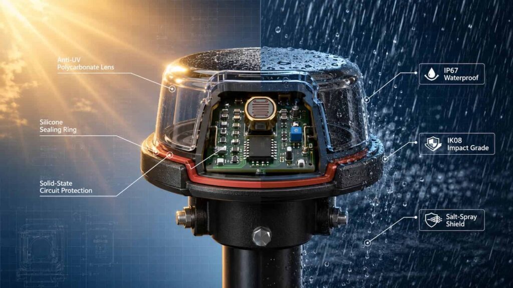 working voltage affects photocell lifespan