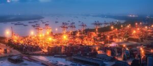 coastal projects linghting at night
