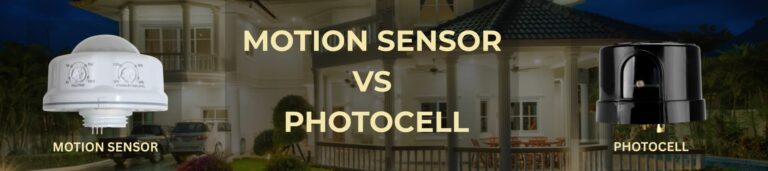 motion sensor vs photocell sensor