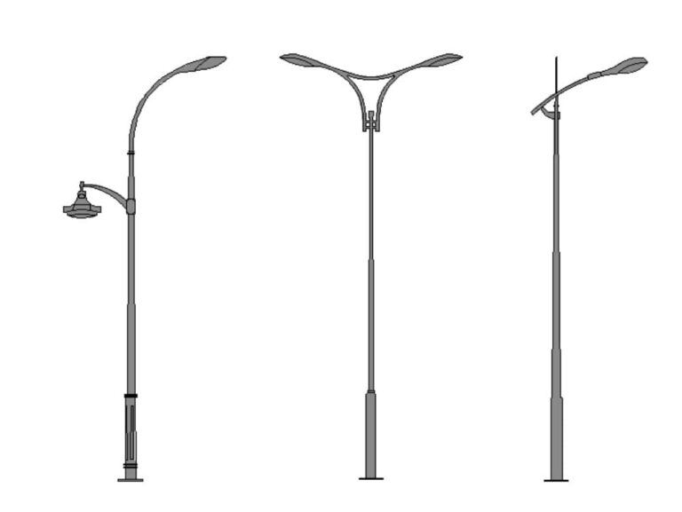 where photocell install on street light pole height