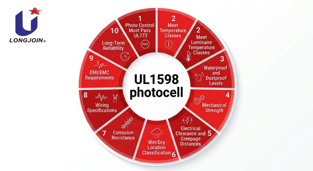 ul1598 street light photocell