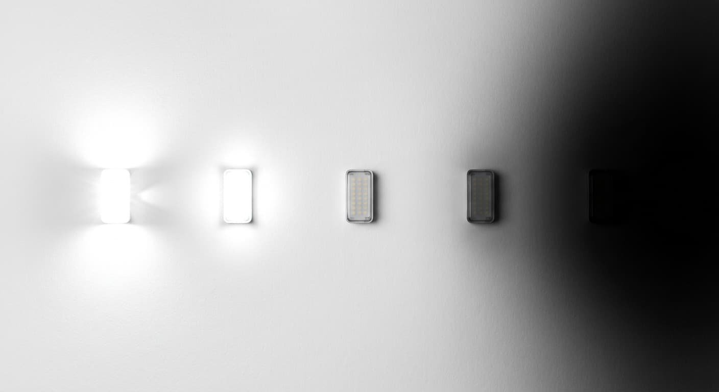 boundary light interfere with photocell switching