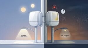 the warning signs before a photocell reaches the end of its service life