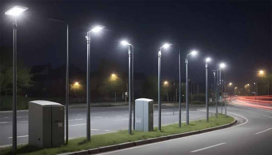 street light with stand alone photocell